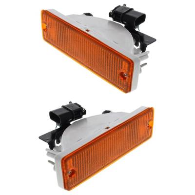 Rareelectrical - New Pair Of Daytime Running Lights Compatible With Nissan D21 2.4L 3.0L 1986 1987 By Part Numbers - Image 2