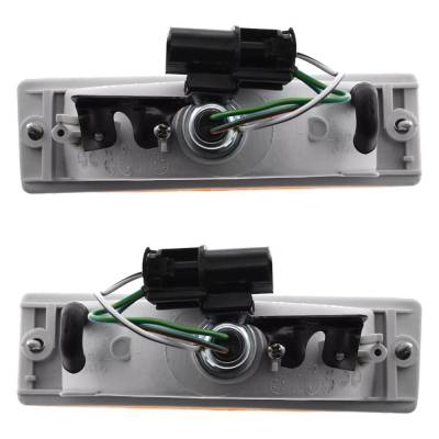 Rareelectrical - New Pair Of Daytime Running Lights Compatible With Nissan D21 2.4L 3.0L 1986 1987 By Part Numbers - Image 3