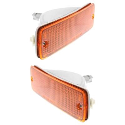Rareelectrical - New Pair Of Daytime Running Lights Compatible With Toyota Pickup 4Runner 1989 1990 1991 1992 1993 - Image 4
