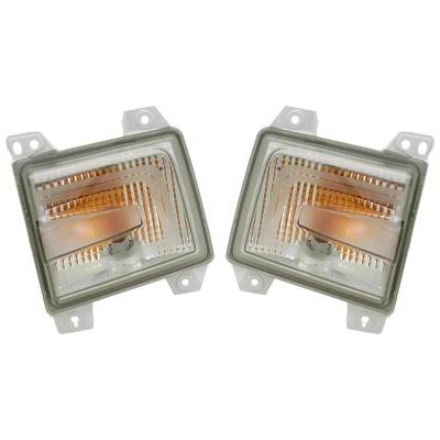 Rareelectrical - New Pair Of Daytime Running Lights Compatible With Honda Ridgeline 3.5L 2017 2018 2019 2020 By Part - Image 1