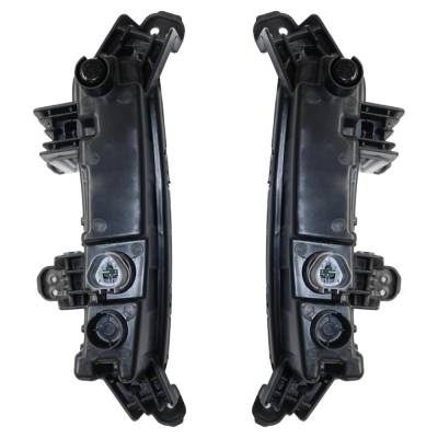 Rareelectrical - New Pair Of Daytime Running Lights Compatible With Hyundai Santa Fe Santa Fe Xl 3.3L 2017-2019 By - Image 5