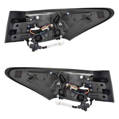 Rareelectrical - New Pair Of Tail Lights Compatible With Lexus Ct200h 1.8L 2014 2015 2016 2017 By Part Numbers - Image 1