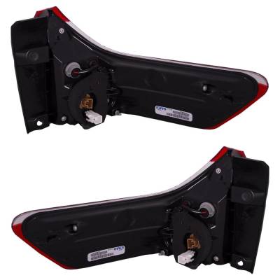 Rareelectrical - New Pair Of Tail Lights Compatible With Toyota Sienna 3.5L 2020-2020 By Part Numbers 762405-41681-6 - Image 1