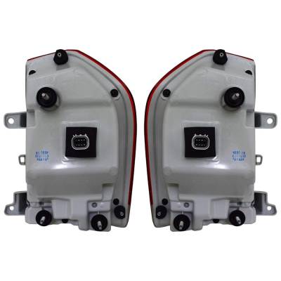 Rareelectrical - New Pair Of Tail Lights Compatible With Chrysler 300 2015 2016 2017 2018 2019 2020 2021 2022 By Part - Image 1
