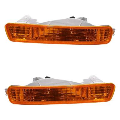 Rareelectrical - New Pair Of Daytime Running Lights Compatible With Honda Accord 2.2L 2.7L 1994 1995 By Part Numbers - Image 1