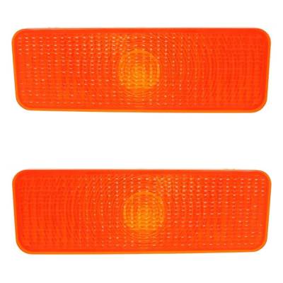 Rareelectrical - New Pair Of Daytime Running Lights Compatible With Ford Bronco F-100 Ranger F-100 F-150 F-250 F-350 - Image 1