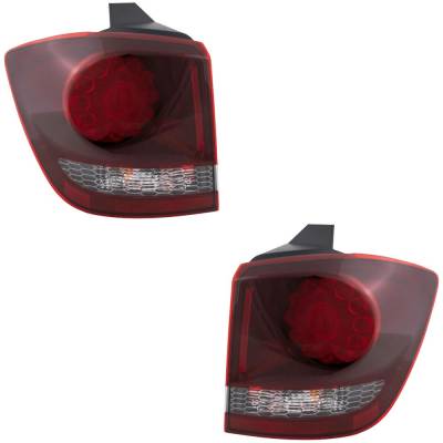 Rareelectrical - New Pair Of Tail Lights Compatible With Dodge Journey 2.4L 3.5L 3.6L 2009-2020 By Part Numbers - Image 2