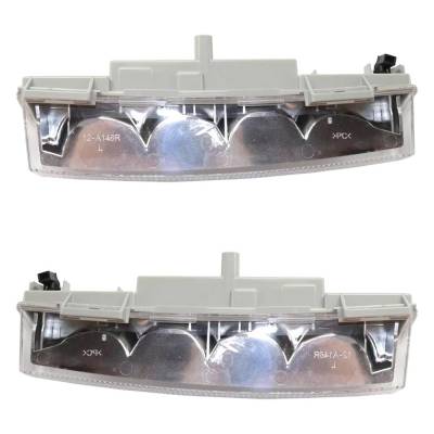 Rareelectrical - New Pair Of Daytime Running Lights Compatible With Mercedes-Benz Ml350 Ml550 Gl350 Gl450 Glk250 - Image 3