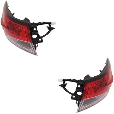 Rareelectrical - New Pair Of Tail Lights Compatible With Toyota Corolla 1.8L 2.0L 2020 2021 2022 2023 2024 By Part - Image 2