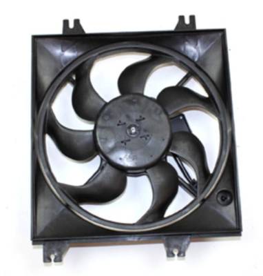 Rareelectrical - New Ac Condenser Fan Assembly Compatible With 2001-2003 Hyundai Accent W/ Automatic Trans - Image 1