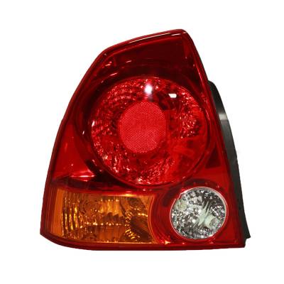 Rareelectrical - New Driver Side Tail Light Fits Hyundai Accent Sedan 2003 2004 2005 Hy2800122 92401-25520 9240125520 - Image 2