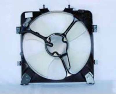 Rareelectrical - New Ac Condenser Fan Assembly Compatible With 1993-1997 Honda Civic Del Sol 80161-Sr3-000 - Image 1