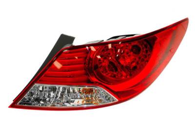 Rareelectrical - New Right Tail Light Compatible With Hyundai Accent Sedan 2012-2014 2402 1R010 92402-1R010 - Image 1