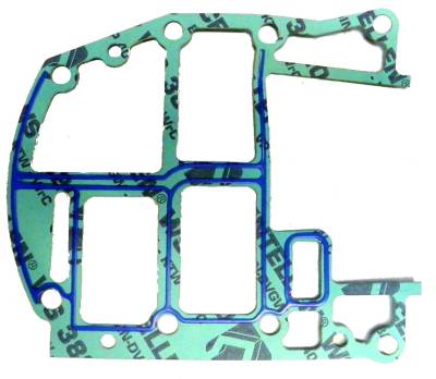 Rareelectrical - New Base Gasket Compatible With Yamaha 4-Stroke 1998-2002 25 2000-2001 30 1994-1997 Com 40 - Image 1