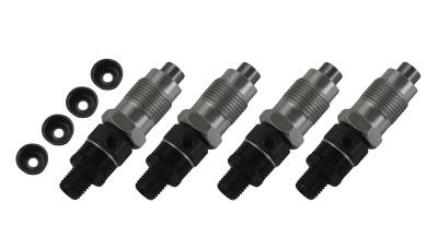 Rareelectrical - New Set Of 4 Fuel Injectors Compatible With Kubota L4600dt L4600h M5400dtn M5400 1645453900 - Image 1