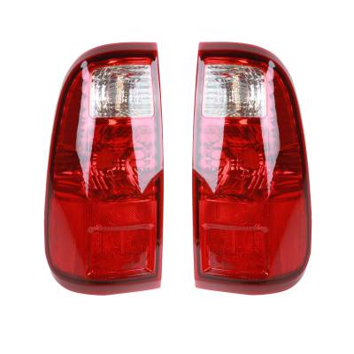 Rareelectrical - New Pair Of Tail Lights Compatible With Ford F-250 2008-2009 F-550 2010-2015 Bc3z-13404-A Fo2800208 - Image 1