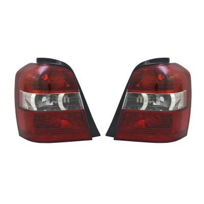 Rareelectrical - New Tail Light Pair Compatible With Toyota Highlander Limited 2004-07 81561-48090 To2819120 - Image 1