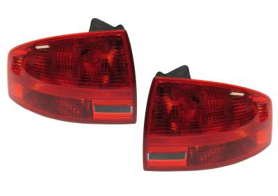 Rareelectrical - New Pair Of Outer Tail Lights Compatible With Audi A4 Quattro Sedan 2005-08 8E5 945 096 A Au2801103 - Image 1