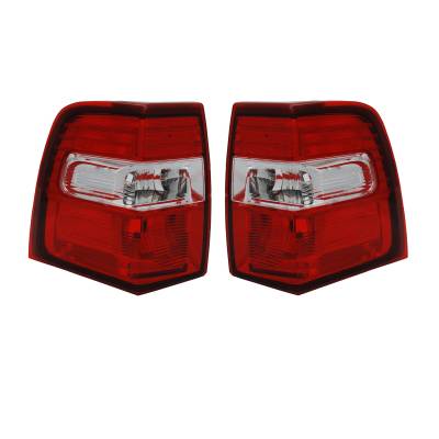 New Tail Light Pair Compatible With Ford Expedition 2007 2008 2009 7L1z-13404-Aa Fo2800201 Fo2801201