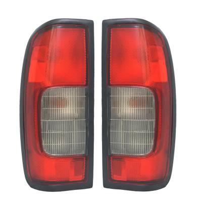 Rareelectrical - New Pair Of Tail Lights Compatible With Nissan Frontier 2002 2003 2004 By Part Numbers Ni2801156 - Image 1