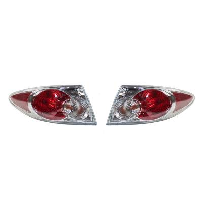 Rareelectrical - New Pair Of Tail Lights Compatible With Gmc Yukon Xl Denali 2007-2011 Gm2801215 Gm2800215 25975977 - Image 2