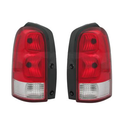Rareelectrical - New Pair Of Tail Lights Compatible With Pontiac Montana Sv6 2005-2007 Gm2801183 Gm2800183 15787131 - Image 1