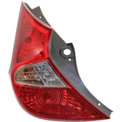 Rareelectrical - New Left Tail Light Compatible With Hyundai Accent Hatchback 2012-14 Hy2800143 92401-1R210 - Image 2