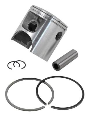 Rareelectrical - New Piston Kit Compatible With Std. Bore 76Mm Sea-Doo 92-93 Gtx 89-96 Sp 93-96 Spi 1992 Xp 580Cc - Image 1