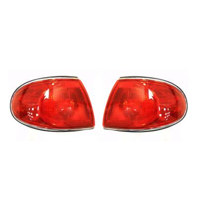 Rareelectrical - New Outer Tail Light Pair Compatible With Buick Lesabre 2003 2004 2005 Gm2801151 Gm2800151 15228559 - Image 1
