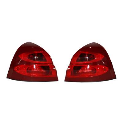 Rareelectrical - New Pair Of Tail Lights Compatible With Pontiac Grand Prix 2004 2005 2006 Gm2800176 Gm2801176 - Image 1