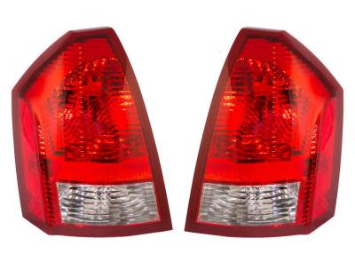 Rareelectrical - New Tail Light Pair Compatible With Chrysler 300 2.7L 3.5L 2005-2007 Ch2819102 4805850Ae Ch2818102 - Image 2