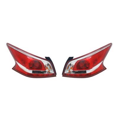 Rareelectrical - New Pair Of Tail Lights Compatible With Nissan Altima 2014 2015 By Part Numbers Ni2800203 Ni2801203 - Image 1
