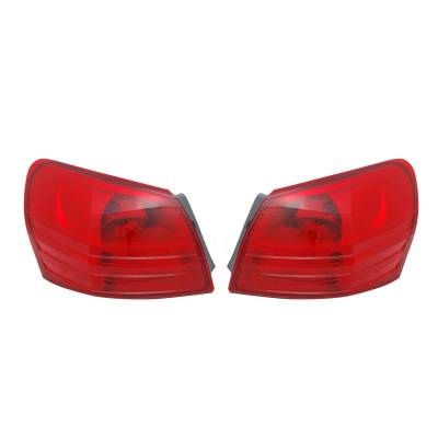 Rareelectrical - New Pair Of Tail Lights Compatible With Nissan Rogue Select 2014 2015 26550-Jm00a Ni2800183 - Image 1