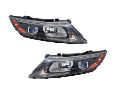 Rareelectrical - New Headlight Pair Compatible With Kia Optima 2014-2015 Ki2503175 92101 4C500 921014C500 - Image 1