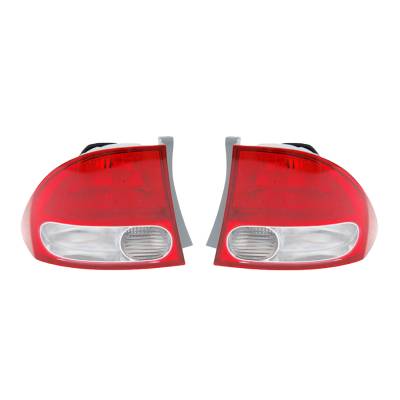 New Pair Of Tail Lights Compatible With Honda Civic Sedan 2010 2011 33501Snaa51 Ho2819138