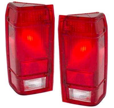 New Pair Of Tail Lights Compatible With Ford Ranger 1991-1992 F1tz 13405 C F1tz-13405-C F1tz 13404 C