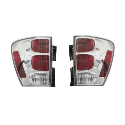 New Pair Of Tail Lights Compatible With Chevrolet Equinox 2005 2006 2007 Gm2800185 Gm2801185 5490027