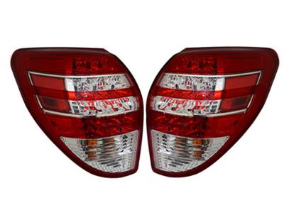 Rareelectrical - New Pair Of Tail Lights Compatible With Toyota Rav4 09-12 To2801181 81550-0R010 815600R010 - Image 1