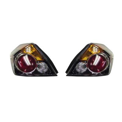 Rareelectrical - New Pair Of Tail Lights Compatible With Nissan Altima Sedan 2007 2008 2009 By Part Numbers Ni2801176 - Image 1