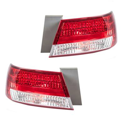 Rareelectrical - New Pair Of Tail Lights Compatible With Hyundai Sonata 06-07 Hy2804109 92401-0A001 Hy2805109 - Image 3