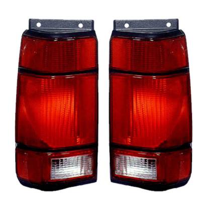 Rareelectrical - New Pair Of Tail Lights Compatible With Ford Explorer 1991-1994 F3tz 13404 B F3tz13404b F3tz-13404-B - Image 2