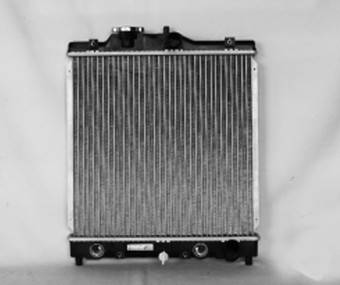 Rareelectrical - Radiator Assembly Compatible With Honda 92-00 Civic Del Sol 1.5L 1.6L L4 1493Cc 1590Cc 2602 - Image 3