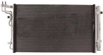 Rareelectrical - New Ac Condenser Compatible With 2009-11 Hyundai Genesis 3.8L V6 3778Cc Pfc Fin Height 6Mm - Image 1