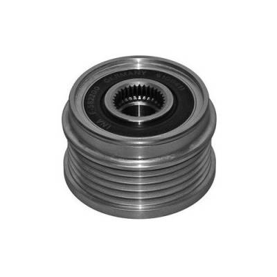 Rareelectrical - New 6 Groove Clutch Pulley Compatible With Volvo 9472909 021040-0970 F-231108 021040-0970 9472909 - Image 2