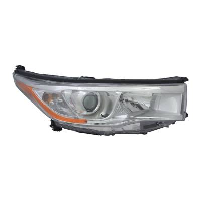 New Right Head Light Compatible With Toyota Highlander Hybird Le Xle 2014-2016 81110-0E180