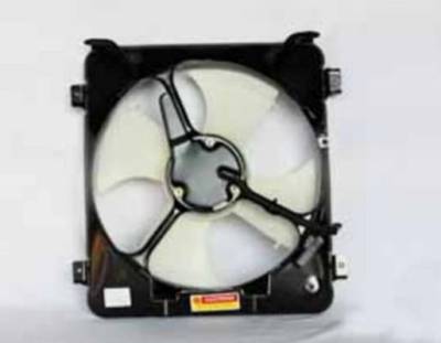 Rareelectrical - New Ac Condenser Fan Assembly Compatible With 1999-2000 Honda Civic 1.6L L4 1590Cc 97 Cid - Image 1