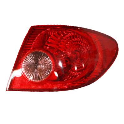 Rareelectrical - New Right Tail Light Compatible With Toyota Corolla 2005 2006 2007 2008 By Part Numbers To2801154 - Image 1