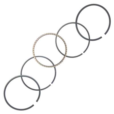Rareelectrical - New Piston Ring Set Compatible With Yamaha Atv Yfm 80 1992-2001 Raptor 80 02-08 55X116102000 - Image 2
