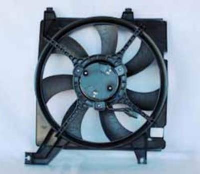 Rareelectrical - New Engine Cooling Fan Assembly Compatible With 2003-2008 Hyundai Tiburon 2.7L V6 2656Cc - Image 2
