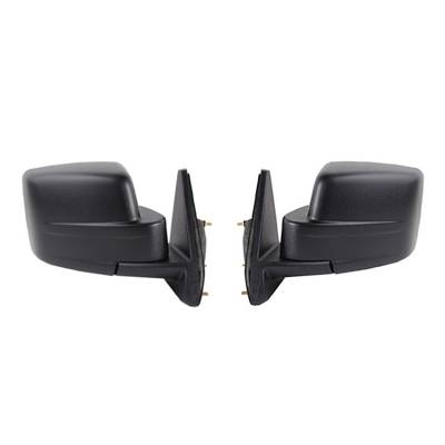 Rareelectrical - New Manual Door Mirror Pair Compatible With Jeep Patriot 2007-2016 5155456Aj Ch1321281 5155456Ak - Image 1